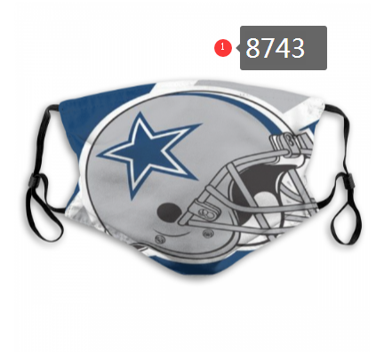 NFL 2020 Dallas Cowboys Dust mask with filter